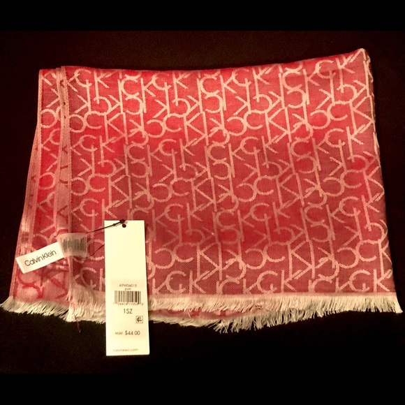 Calvin Klein Accessories - Calvin Kline Viscose Scarf / Wrap Color Wine